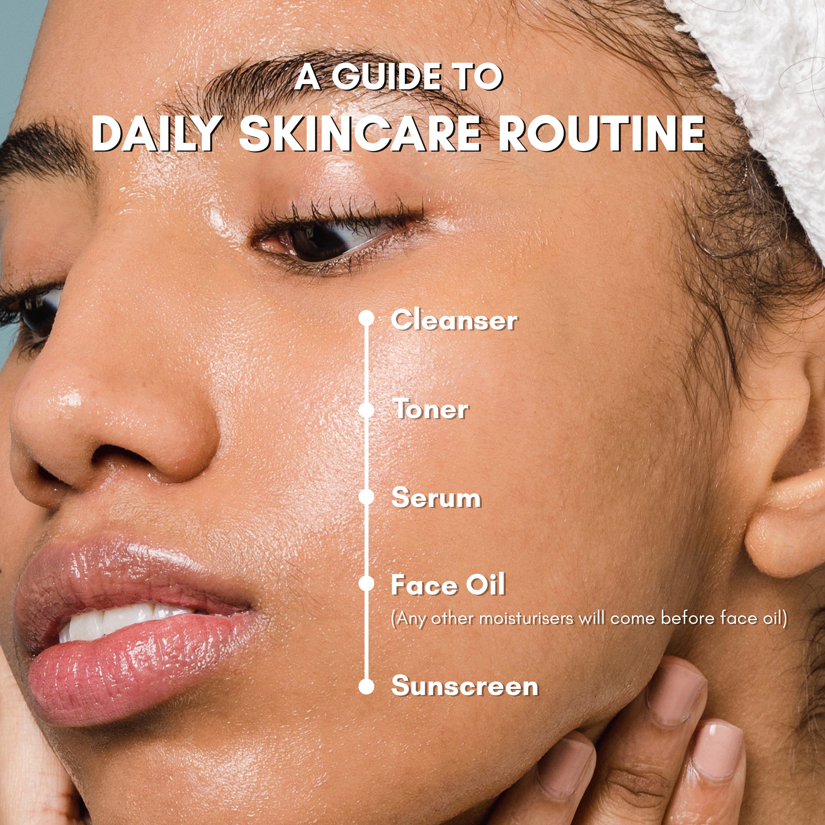 A guide to daily skincare routine